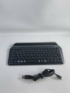 S5647○ELECOM エレコム Bluetooth キーボード ワイヤレスキーボード TK-DCP01 コード付 訳あり 240531