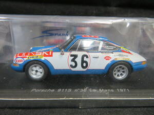 1/43　ポルシェ　911S　LM1971　＃36　B.ワルデガルド、