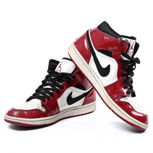 NIKE AIR JORDAN 1 RETRO PATENT CHICAGO BULLS 2003ナイキ エアジョーダン1スニーカー,OFF WHITE,READYMADE,SUPREME,STUSSY,SAINT Mxxxxx,