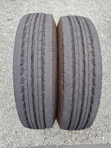 溝あり Y LT151R 205/80R17.5 120/118L LT 12PR 2本のみ 2019年 売り切り