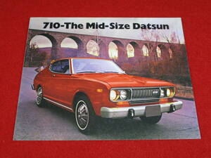 ●　DATSUN　710　左H　1974　昭和49　カタログ　●