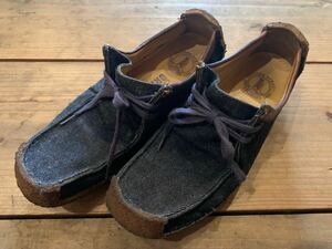 clarks クラークス ワラビー ジーンズ 25.5cm