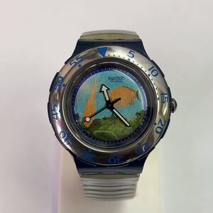 稼働中 Swatch Scuba メンズ腕時計 スウォッチ スキューバ 200M防水 1994年