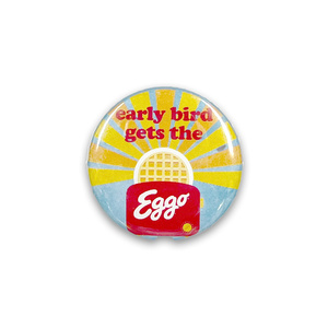 缶バッチ #CB051 eggo / 缶バッジ 直径3cm アメリカン雑貨