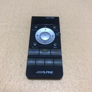 アルパイン ALPINE フリップダウンモニター RUE-2050 リモコン 中古☆