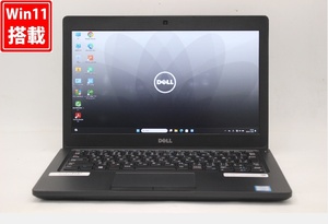 中古 フルHD 12.5型 DELL Latitude 5280 Windows11 七世代 i7-7600U 8GB 256GB-SSD カメラ 無線 Office付 中古パソコン 税無 管:1043w