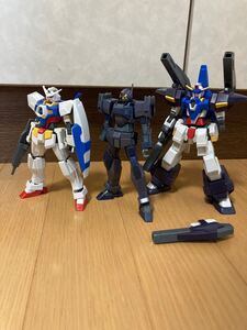 【ジャンク】1/144 HGUC ガンダムAGE-1 シャルドール・ローグ ガンダムAGE-3フォートレス 3体セット 破損、欠品あり 現状品 