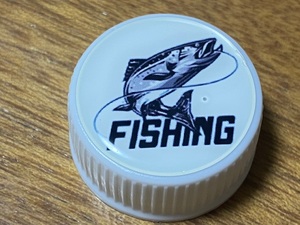 残2)P736:ペットボトルキャップ・封印カバー(釣り/FISHING/フィッシング)