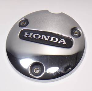  送料230円より　HONDA 純正　GB350　エンジンカバー（クランクケースカバー、ポイントカバー、メッキカバー）1枚