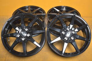 241119502447210　ESTROSA　17×7J　+38　5穴　PCD114.3　ハブ径73mm　テーパー　4本セット