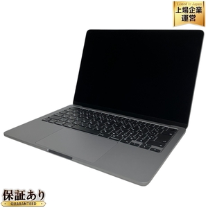 【充放電回数12回】 Apple MacBook Air M2 2022 ノートパソコン 8GB SSD 256GB Sonoma 中古 M9509421