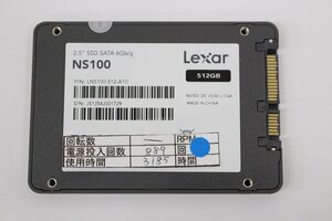 Lexar NS100 512GB 2.5 SSD SATA 動作品☆