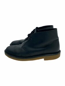 Clarks◆チャッカブーツ/UK8.5/BLK/レザー//