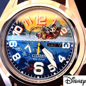 【激レア】ディズニー Disney シチズン CITIZEN エコドライブ ミッキーマウス 腕時計 釣り フィッシング メンズ(レディース) プレゼントに