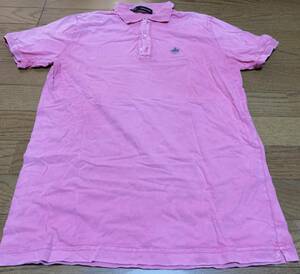 Dsquared DSQUARED2 ディースクエアード メンズ Ｍ リーフ シルバー金具 半袖シャツ シャツ 綿素材 ピンク 正規品 半袖 シルバー