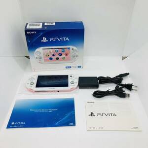 PSVITA本体　PlayStation VITA　PCH-2000ZA19　ライトピンク/ホワイト