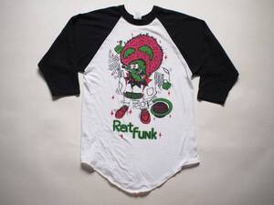 貴重 RATFINK ラットフィンク ラグランＴシャツM FUNK DISCO