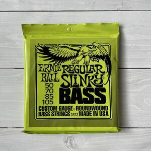 【未使用】 ERNIE BALL 2832 ベース弦 (50-105) REGULAR SLINKY BASS レギュラー・スリンキー・ベース