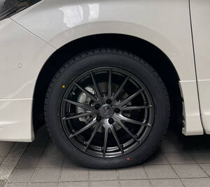 【公道走行なし・美品】235/50R18 97Q グッドイヤー アイスナビ7 ICENAVI7 ウェッズ ヴェルバ スポルト2 18-8J 2022年 アルファード