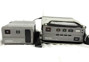 R-01805 PENTAX PV-R030 PV-A030 AC ADAPTER CHARGER VIDEO DECK ペンタックス VHS デッキ アダプターチャージャー 動作未確認 03