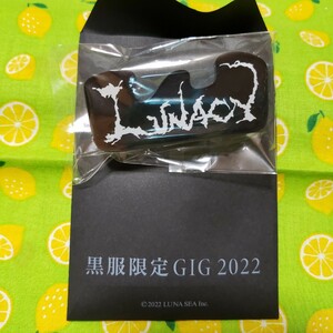 LUNA SEA　黒服限定GIG 2022　LUNACY　ギフトエンペロップ　アクリルバッジ　黒