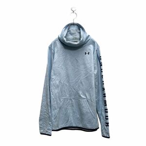 UNDER ARMOUR プリント スウェット トレーナー アンダーアーマー L ライトブルー ハイネック 古着卸 アメリカ仕入 a606-6775