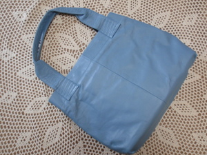 未使用　ハルメクhalmek　シープレザー軽量トートBAG（M）