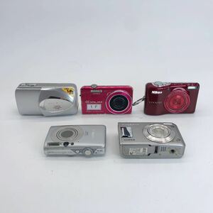 56【他にも出品中】デジタルカメラ 5台セット まとめ売り CASIO Canon OLYMPUS SONY