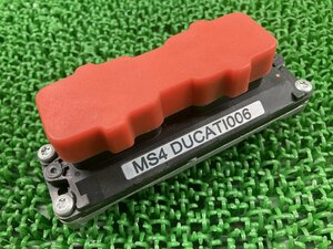 MS4 ECU S16DA037 ドゥカティ 純正 中古 バイク 部品 コンディション良好 割れ欠け無し 品薄 希少品 車検 Genuine