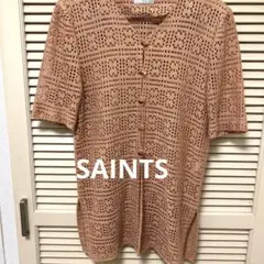 SAINTSニット半袖カーディガン2