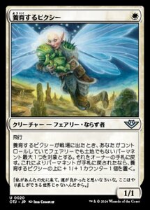 MTG ■白/日本語版■(020)《養育するピクシー/Nurturing Pixie》★FOIL★ サンダージャンクション OTJ 白U