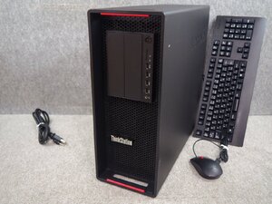 [568] ☆ 大容量128GBメモリ！☆ Lenovo ThinkStation P720　20C Xeon Gold 6148 2.40GH×2/128GB/SSD 256GB/Quadro P4000 ☆