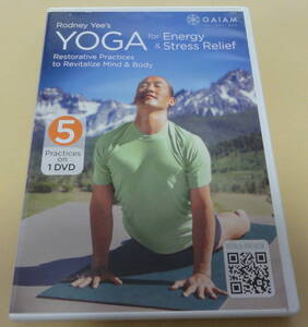 GAIAM : YOGA FOR ENERGY & STRESS RELIEF DVD ヨガ Rodney Yee ロドニー・イー ワークアウト エクササイズ　フィットネス