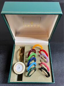 E/811 GUCCI グッチ チェンジベゼル レディース腕時計