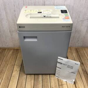 ＊【動作OK】RICOH RICUT 2221PS 業務用 シュレッダー クロスカット方式 A4対応 裁断機 電動 事務用品 店舗用品 リコー 取扱説明書付き