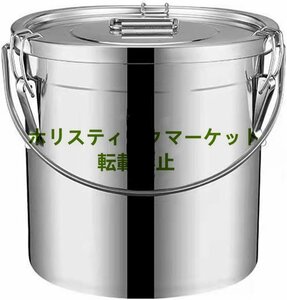 お見逃しなく 寸胴鍋 業務用 ステンレス 蓋付き 両手 煮込み料理 業務用鍋 大きい鍋 スープ用 カレー用鍋 両手鍋 (35*35CM 30L) Q0578