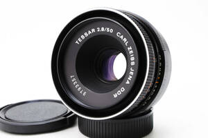 【美品/整備品/テスト画像有】 CARL ZEISS JENA TESSAR 50mm f2.8 / M42マウント レンズ ドイツ製 テッサー カールツァイス #1