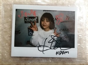 スターダム ひめか 直筆 サイン入 ポラロイドチェキ 硬質ケース入 DDM時代 STARDOM 女子プロレス ジャンボプリンセス 引退