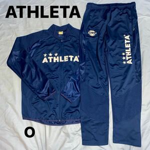 ATHLETA 上下 セットアップ トレーニングウェア ジャージ 上下セット サッカー フットサル フットボール メッシュ スポーツウェア Oサイズ