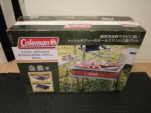Coleman コールマン クールスパイダーステンレスグリル（レッド）新品未使用品 大阪発 送料着払いのみ