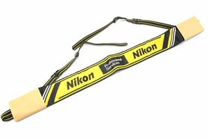 Nikon ニコン NPS プロストラップ 2代目 Nikon Professional Services 黒x黄色 未使用品 20796761