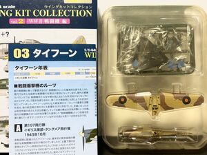 WKC2 3-B 1/144 タイフーンMkⅠB 第451飛行隊 エジプト・アブキール 1943年4月②【同梱可能】イギリス軍 ウイングキットコレクション