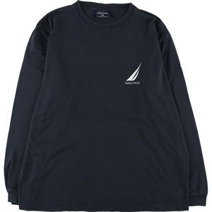 古着 ノーティカ NAUTICA ロングTシャツ ロンT USA製 メンズM /eaa450341