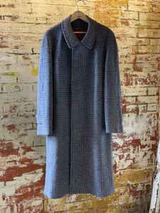 80s Aquascutum SCOTTISH TWEED CHESTER COAT ヴィンテージ ビンテージ アクアスキュータム ツイードチェスターコート 70s 送料無料