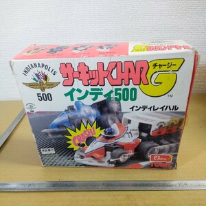 ☆動作不動 サーキットチャージ インディ500 インディレイハル 中国製 TOMY 未チェック 詳細不明 ジャンク扱い ラジコン