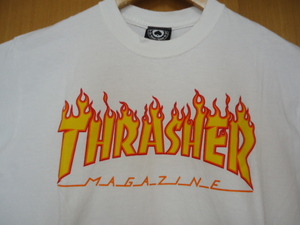 即決　ハワイ　THRASHER　スラッシャー　Ｔシャツ　白色　Ｍ