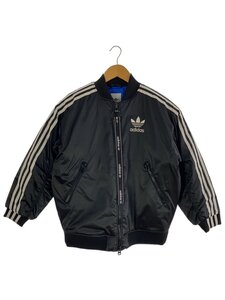 adidas◆ジャケット/XS/ポリエステル/BLK/無地/ED7600