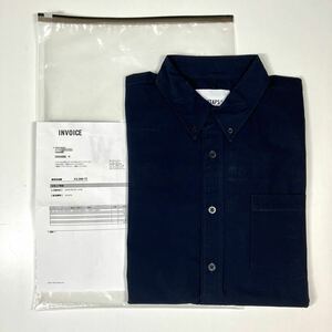 【03】 新品 WTAPS 20AW L/S BD Ripstop Shirts Navy ダブルタップス ボタンダウン コットン リップストップ シャツ (202TQDT-SHM02) F1056