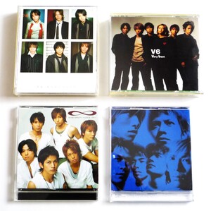 V6 CD(含DVD) 4タイトル 「ありがとうのうた」 「Very best」 「∞INFINITY～LOVE&LIVE～」「seVen」