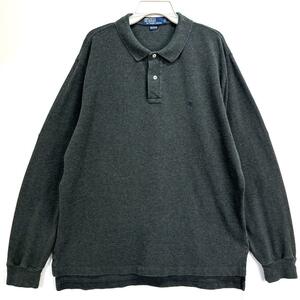 POLObyRalph Laurenラルフローレン長袖ポロシャツ刺繍ワンポイント